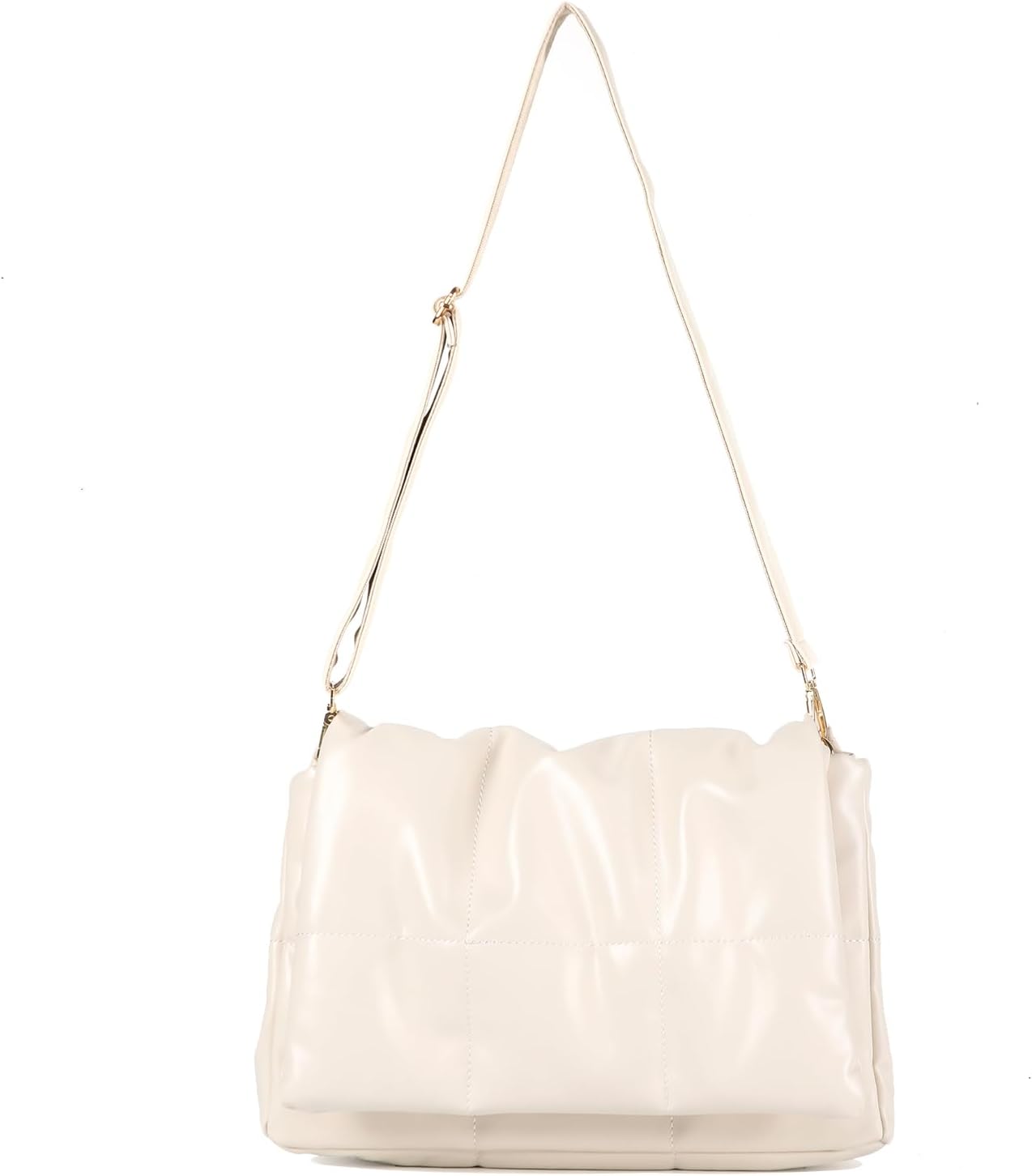SlingBelle Puffer Tote Bag Quilted Shoulder Handbag Purse Designer Crossbody Bags For Women