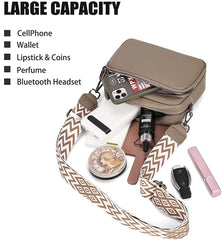 SlingBelle Crossbody Bags for Women Purses Handbags Leather Shoulder Bag with Guitar Strap Cross Body Bag for Woman Trendy Purse