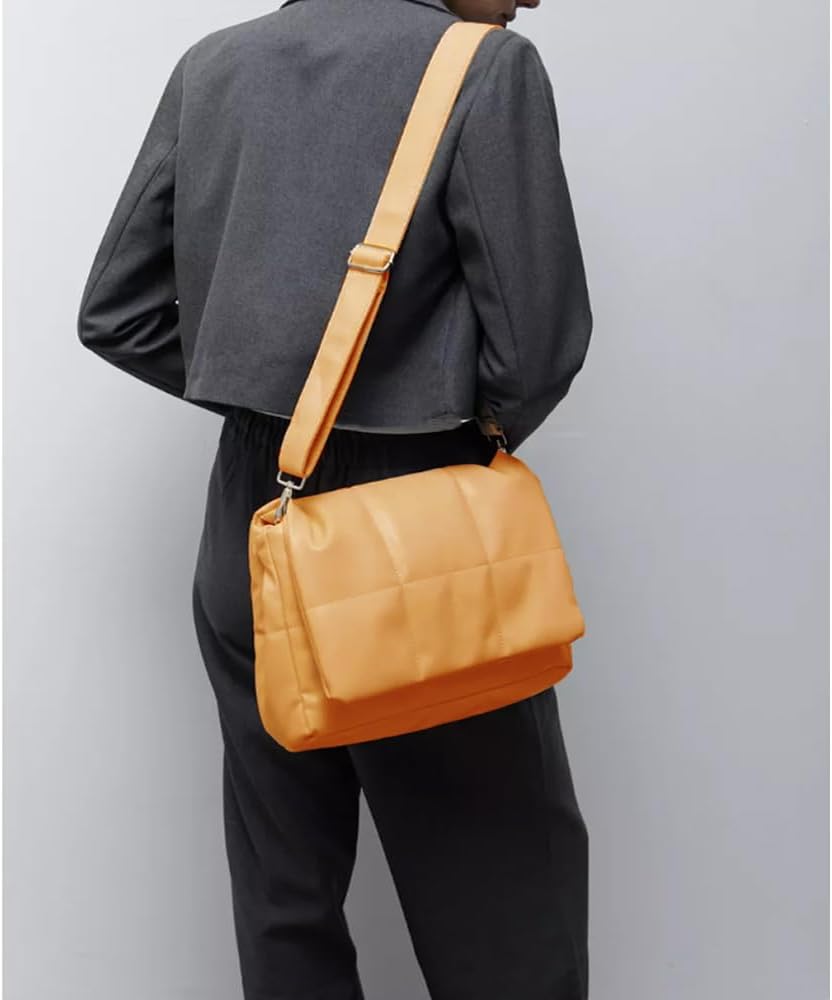 SlingBelle Puffer Tote Bag Quilted Shoulder Handbag Purse Designer Crossbody Bags For Women