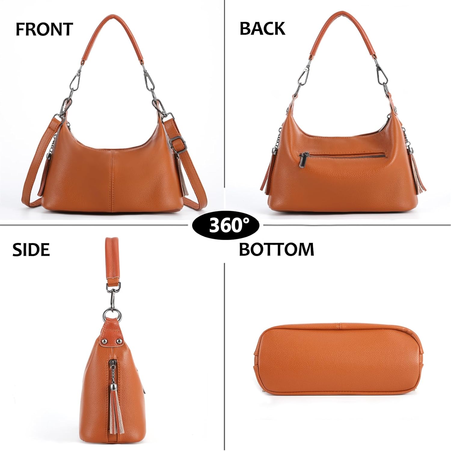 SlingBelle Small Hobo Purses for Women Shoulder Bag Top Handle Crossbody Bags for Women Trendy Tote Handbags with Strap