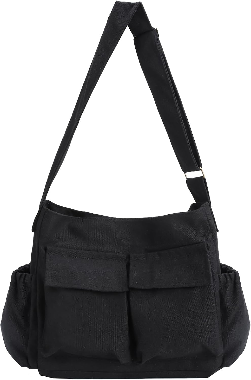 SlingBelle Messenger Bag Large Canvas Hobo Crossbody Tote for Women/Men, Shoulder Laptop Bag with Multi Pockets for Work,Travel