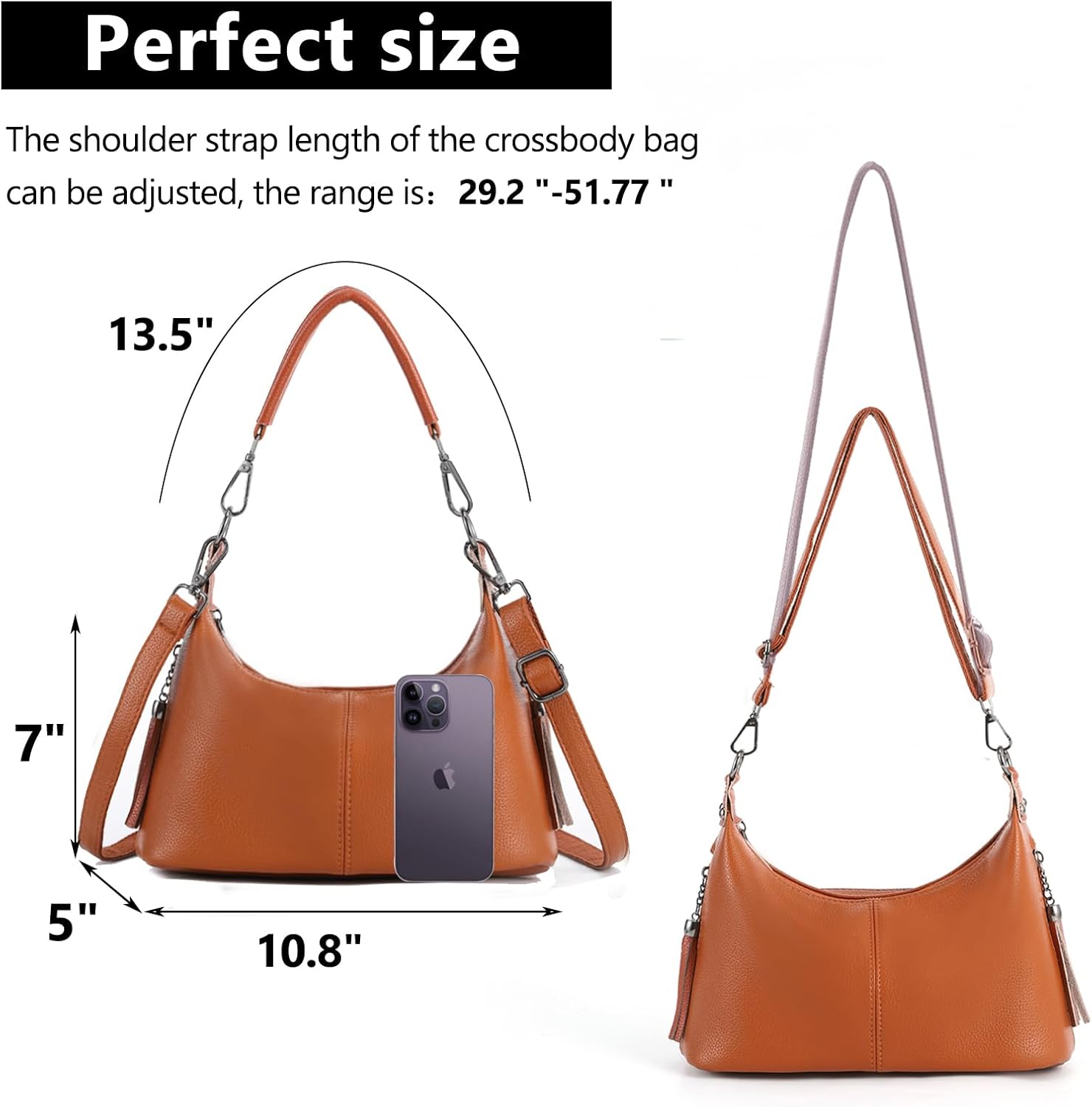 SlingBelle Small Hobo Purses for Women Shoulder Bag Top Handle Crossbody Bags for Women Trendy Tote Handbags with Strap