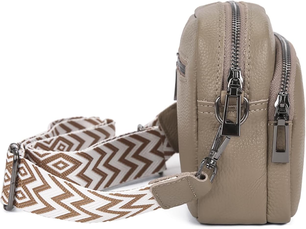 SlingBelle Crossbody Bags for Women Purses Handbags Leather Shoulder Bag with Guitar Strap Cross Body Bag for Woman Trendy Purse