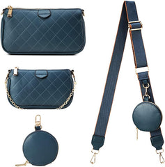 VODIU Small Crossbody Bags for Women With Coin Cute Purse Multipurpose Golden Chain Shoulder Bag Small Square