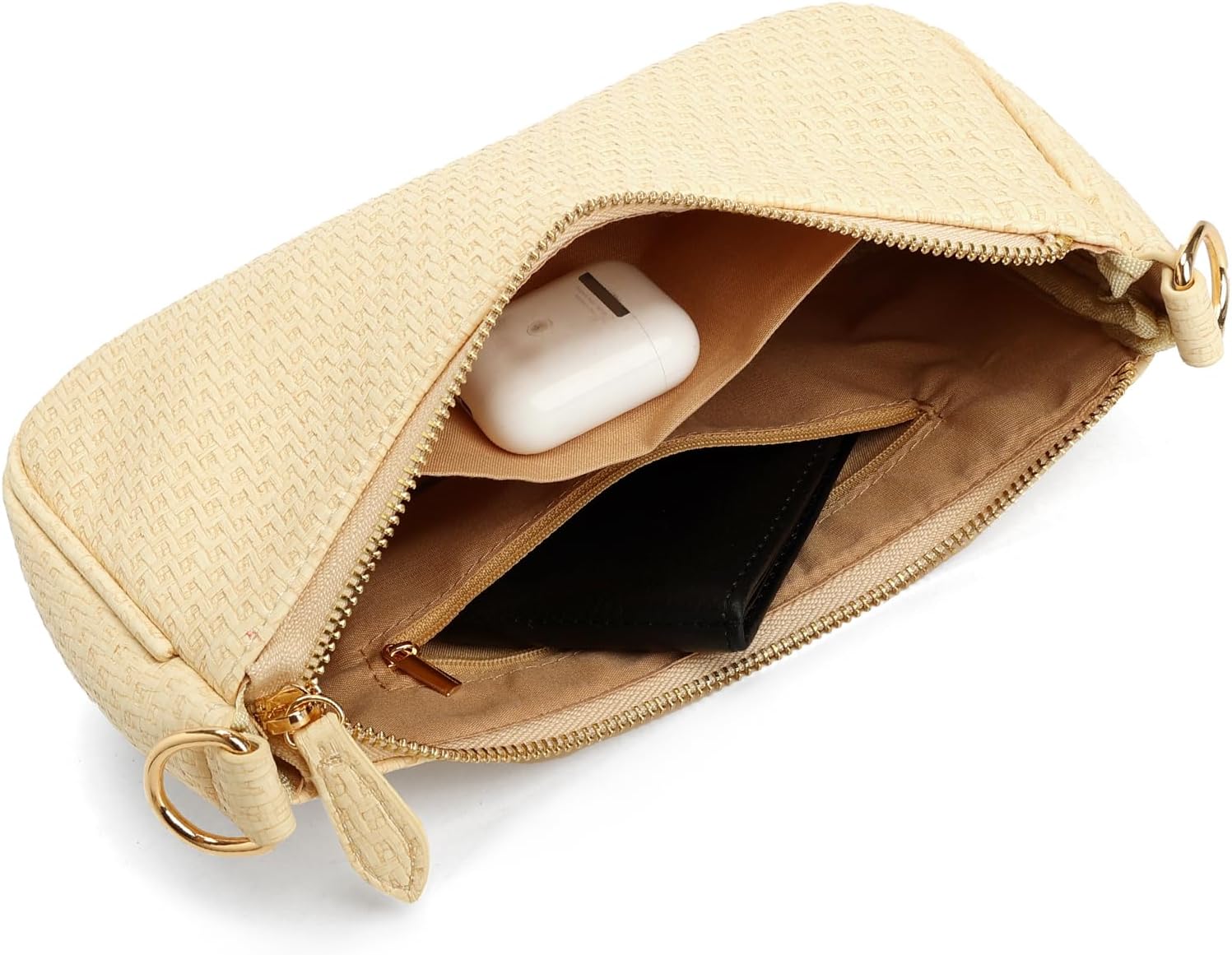SlingBelle Clutch Tote Handbags with 2 Removable Straps and Zipper Closure Crossbody Bags Shoulder Purse Handbag for Women