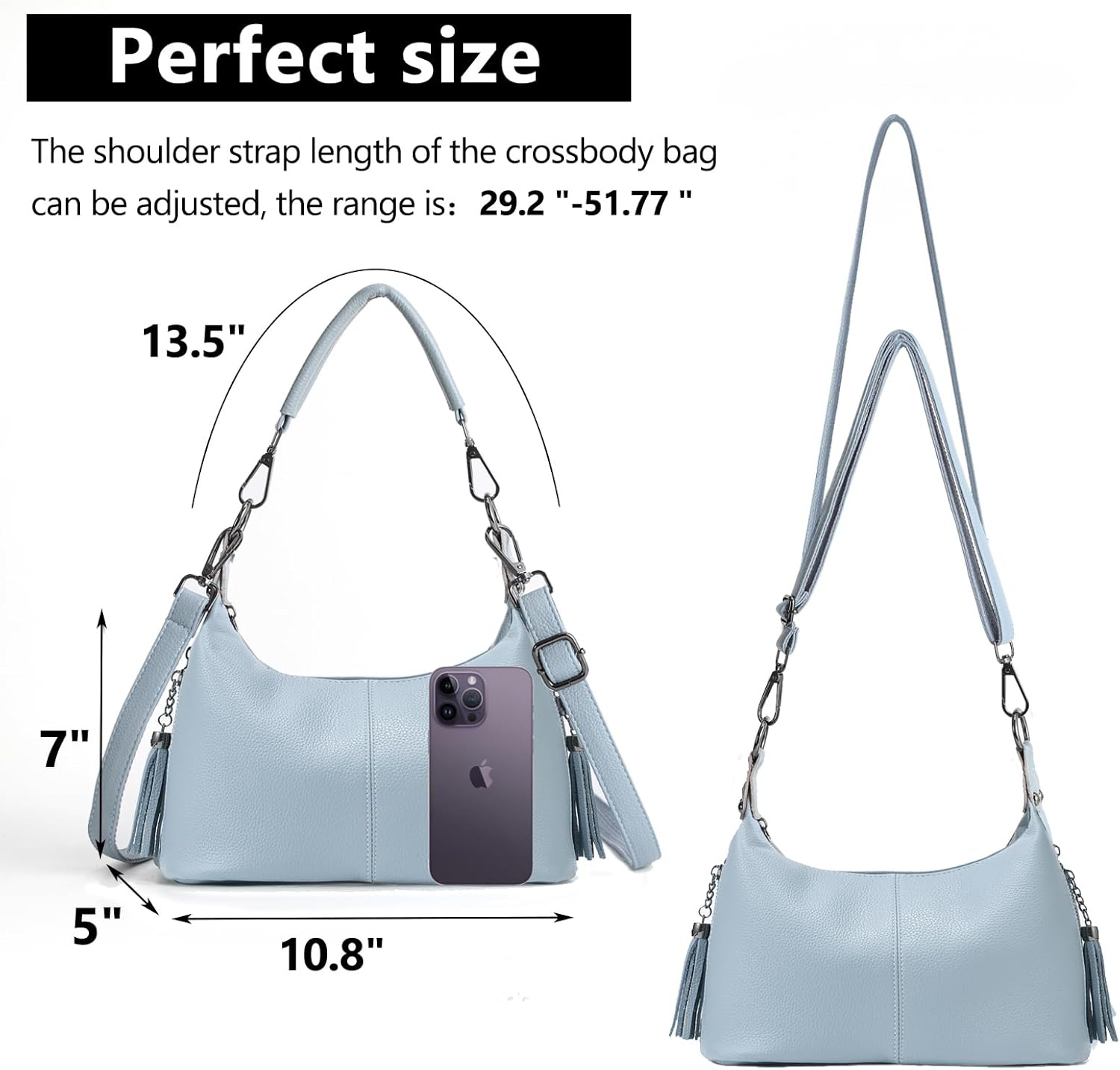 SlingBelle Small Hobo Purses for Women Shoulder Bag Top Handle Crossbody Bags for Women Trendy Tote Handbags with Strap