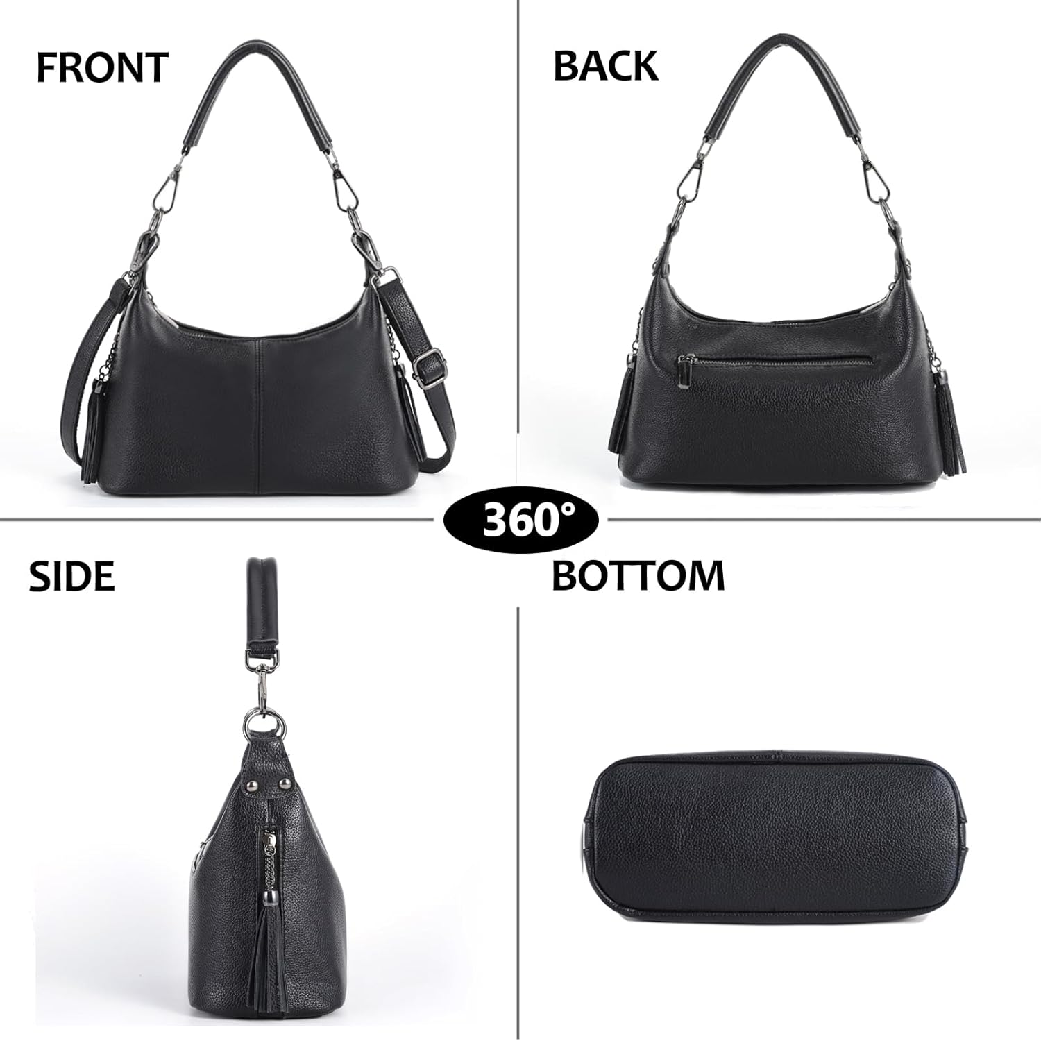 SlingBelle Small Hobo Purses for Women Shoulder Bag Top Handle Crossbody Bags for Women Trendy Tote Handbags with Strap