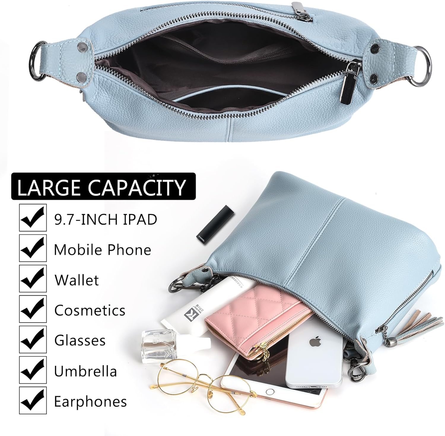 SlingBelle Small Hobo Purses for Women Shoulder Bag Top Handle Crossbody Bags for Women Trendy Tote Handbags with Strap