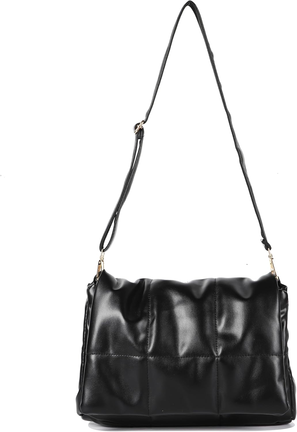 SlingBelle Puffer Tote Bag Quilted Shoulder Handbag Purse Designer Crossbody Bags For Women