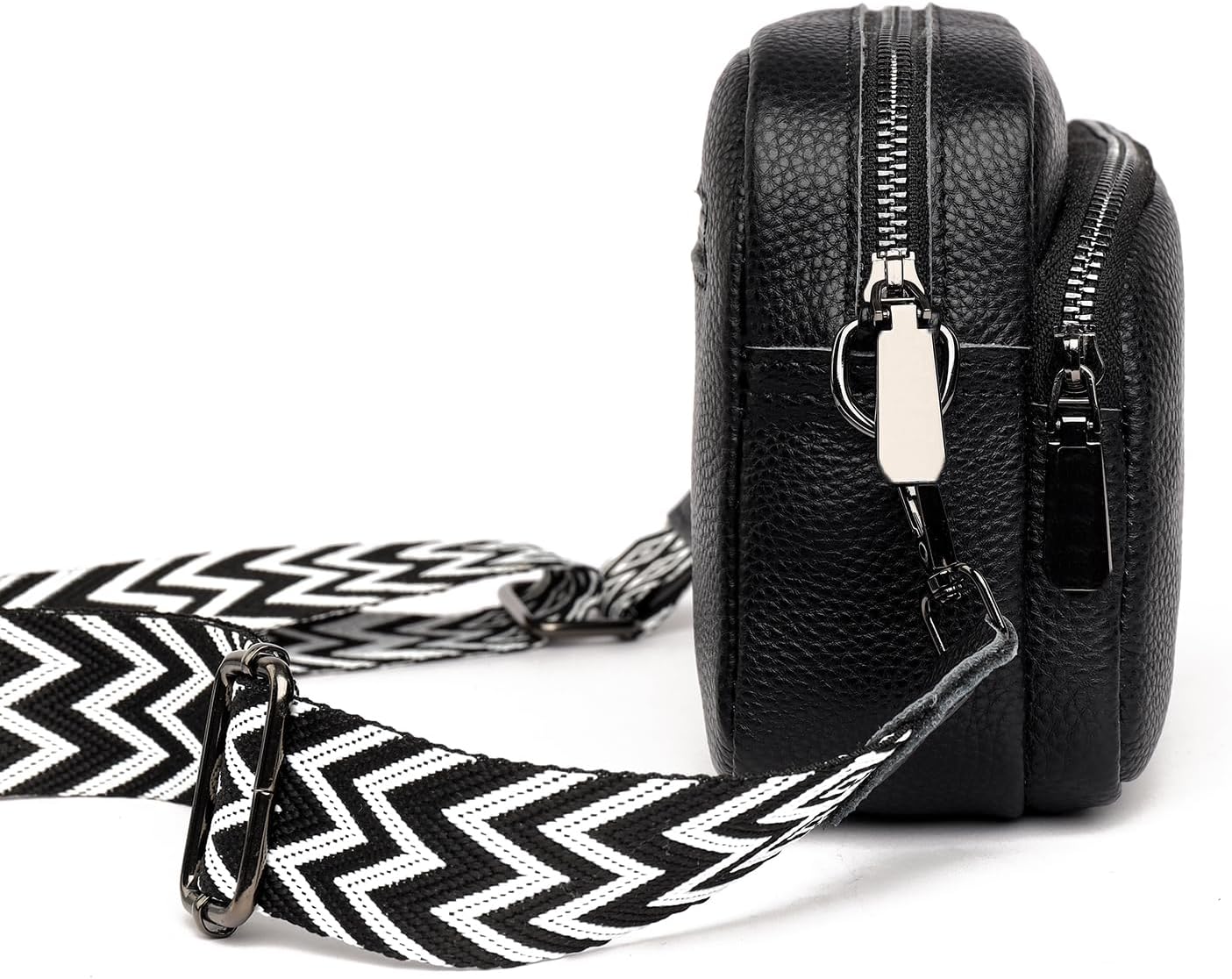 SlingBelle Crossbody Bags for Women Purses Handbags Leather Shoulder Bag with Guitar Strap Cross Body Bag for Woman Trendy Purse