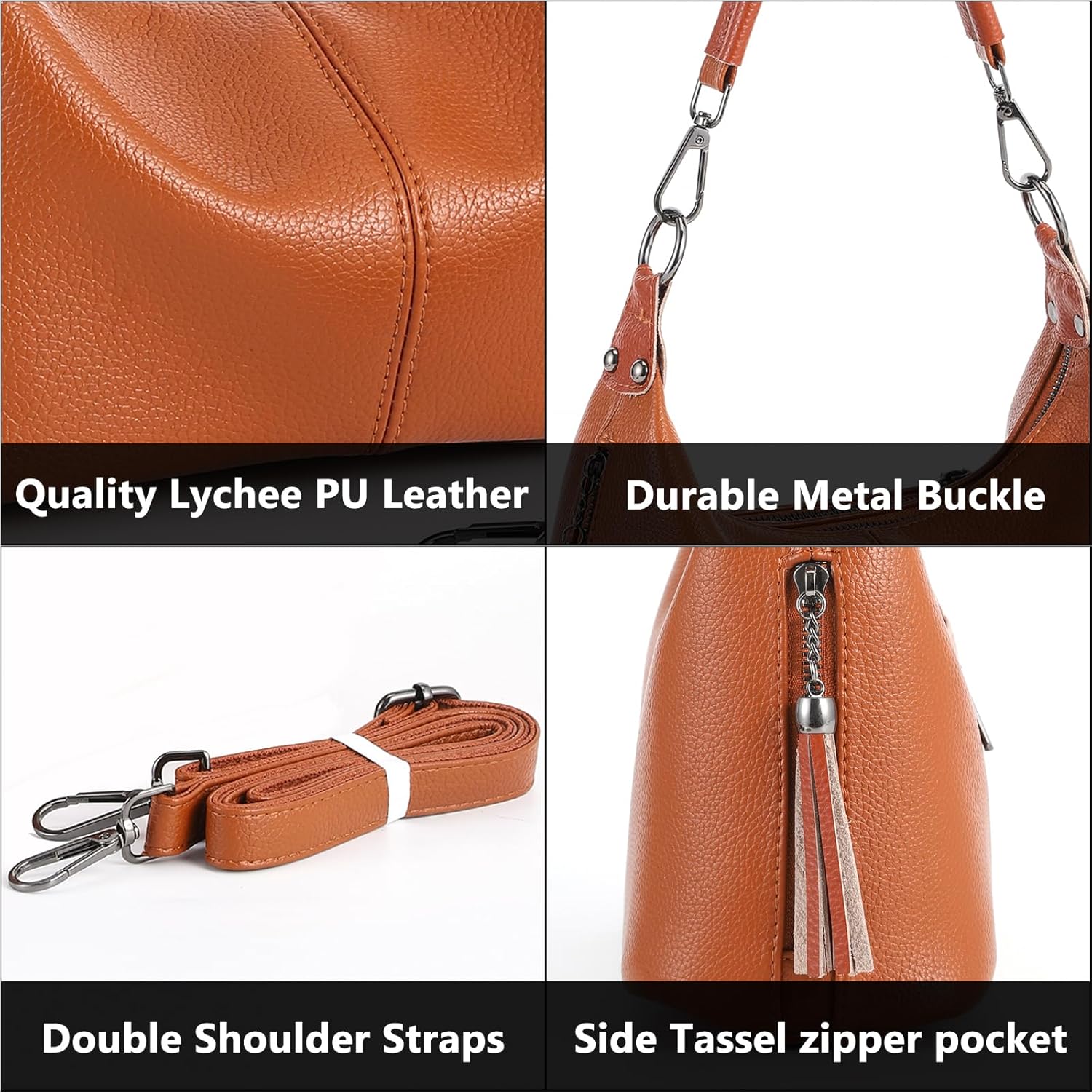 SlingBelle Small Hobo Purses for Women Shoulder Bag Top Handle Crossbody Bags for Women Trendy Tote Handbags with Strap