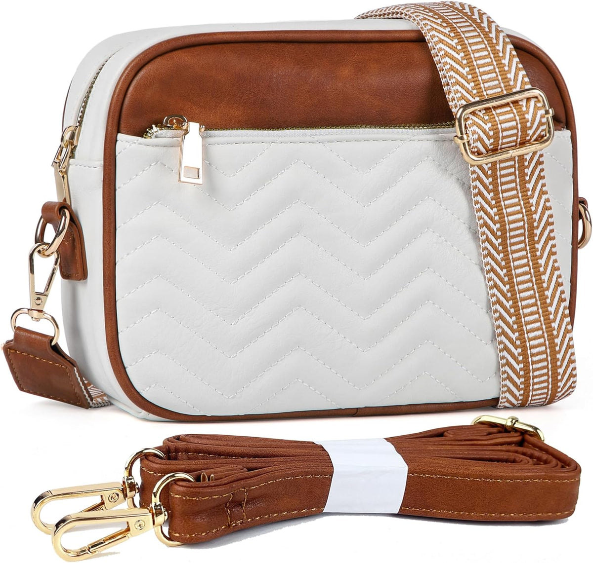 SlingBelle Crossbody Bags for Women Purses Handbags Leather Shoulder Bag with Guitar Strap Cross Body Bag for Woman Trendy Purse